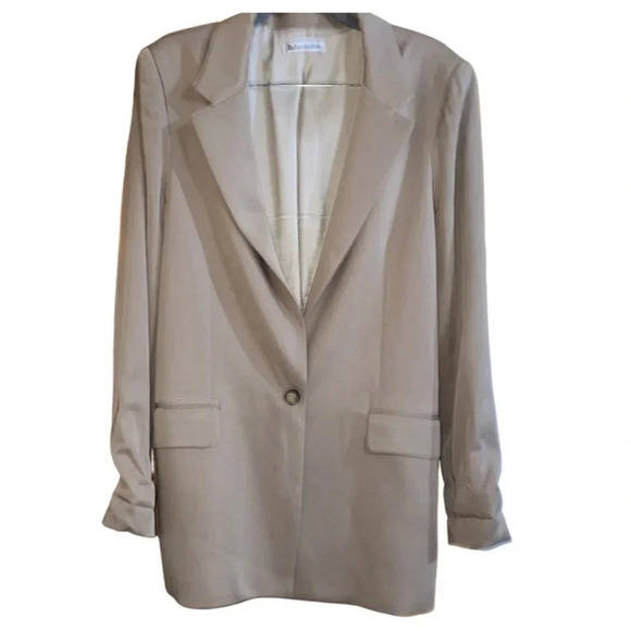 Reformation Major Blazer Khaki Size XL - Picture 4 of 11
